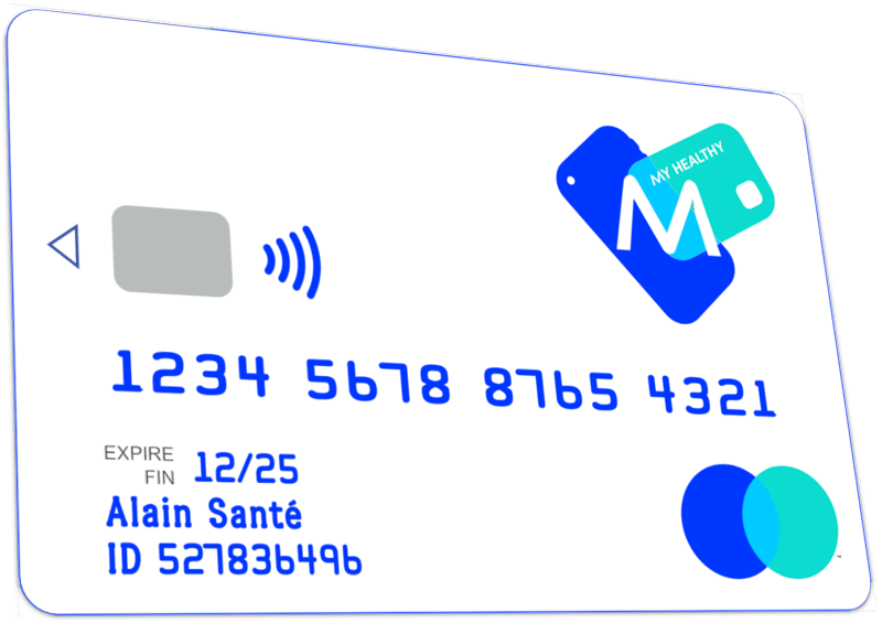 Carte de paiement MyHealthy